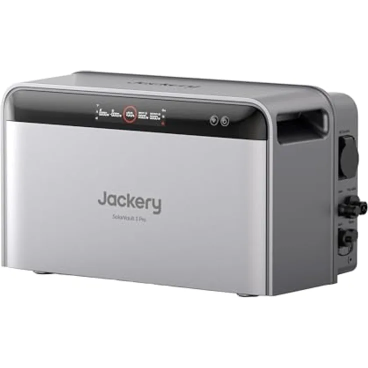 Jackery SolarVault 3 Pro Balkonkraftwerk, 1200W Ausgang, 4000W PV-Eingang, erweiterbarer Speicher 2,52–15,12kWh, Plug & Play, KI-gestützte Steuerung