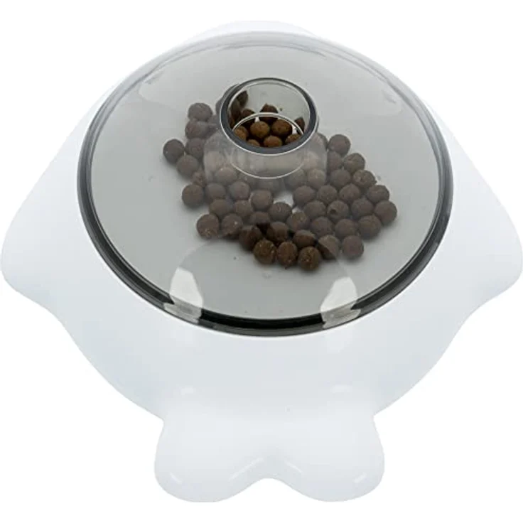TRIXIE Hundesnack Popper, interaktiver Leckerli-Spender für Katzen und Hunde, Weiß – Bild 4