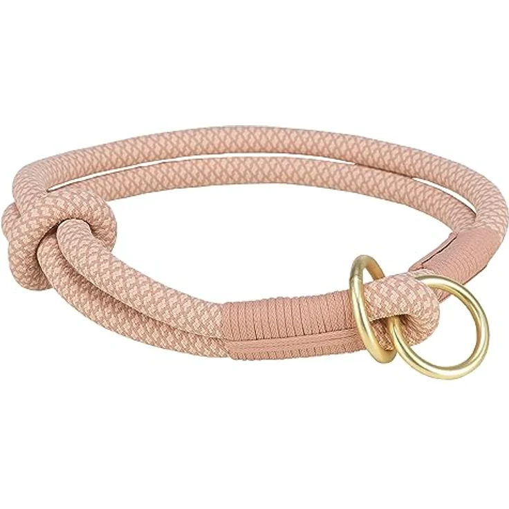 TRIXIE Halsband voor Hond Soft Half-Slip Roze/lichtroze 55x1 cm – Bild 5