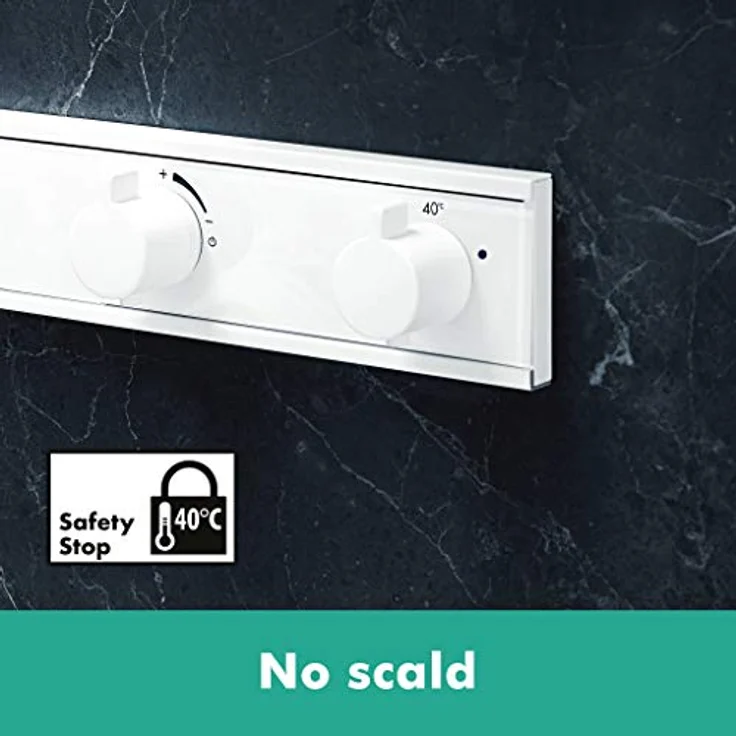 hansgrohe Unterputz Thermostat RainSelect (für 5 Funktionen) Mattweiß – Bild 3