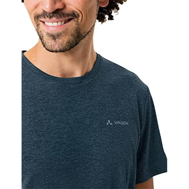 Vaude Men's Essential T-Shirt, Schnell trocknendes Polyester, Regular Fit, Blau, (XXL) – Bild 5