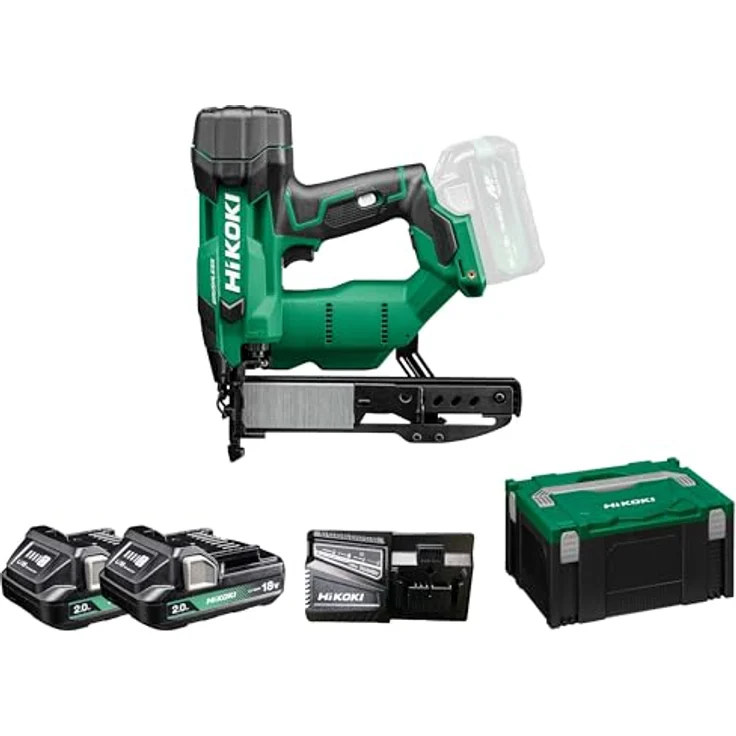 HiKOKI N1804DA N1804DAWXZ Akku-Nagler, 18V Li-ion Klammergerät mit bürstenlosem Motor und werkzeugloser Eintreib-Tiefeneinstellung – Bild 1