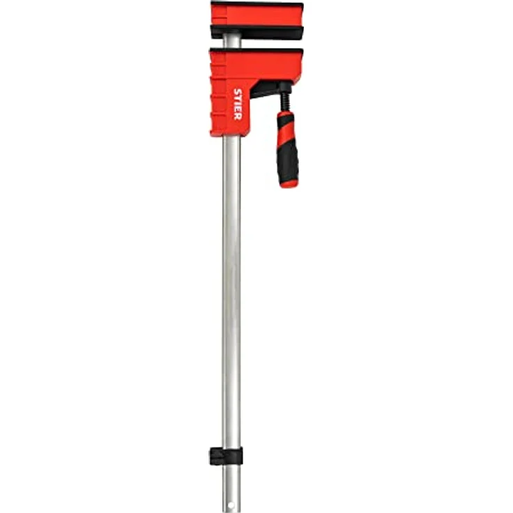 STIER Korpuszwinge, 600 mm Spannweite, 95 mm Ausladung, 6000 N Spannkraft, aus duktilem Gusseisen, Spannwerk – Bild 1