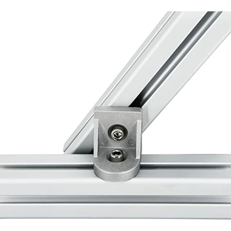SCHMIDT systemprofiles Drehwinkel Nut 8, Aluminium Winkel Verbinder 43x43x38mm für beliebige Winkel von 0 bis 180 Grad – Bild 3