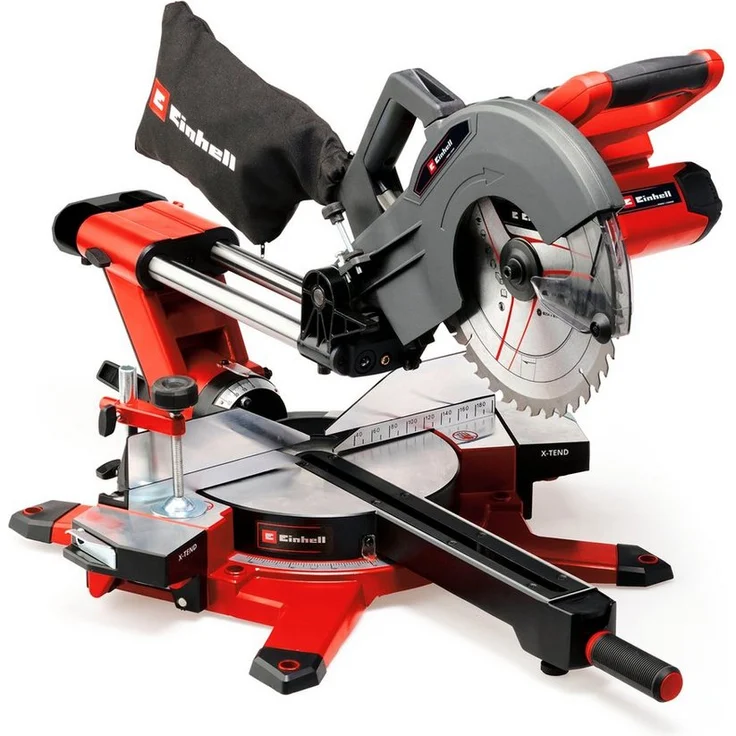 Einhell Kapp- und Gehrungssäge TE-SM 36/10 L Li-Solo, Akku-Zug-Funktion, Laser, LED-Licht – Bild 1