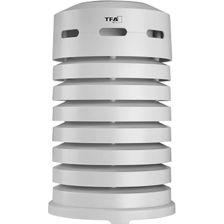 TFA Dostmann 98.1111.02 Schutzgehäuse, wetterfest mit Solarpanel und Lüfter für präzise Temperaturmessungen – Bild 2