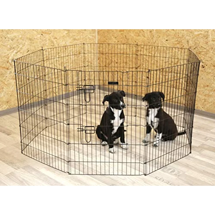 Kerbl Welpen- und Kleintiergehege 78*57cm, 8 Gitter,mit Türe – Bild 4
