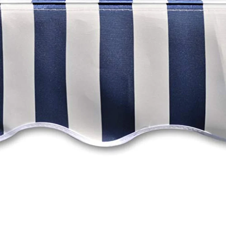 vidaXL Markisenbespannung Canvas Blau &amp, Weiß 350×250 cm – Bild 5