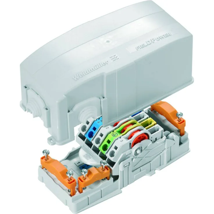 Weidmüller POWERTERMINAL LG Verteiler-Box, flexibel 2.5-6mm², starr 1.5-6mm², IP 30, Polycarbonat, grau