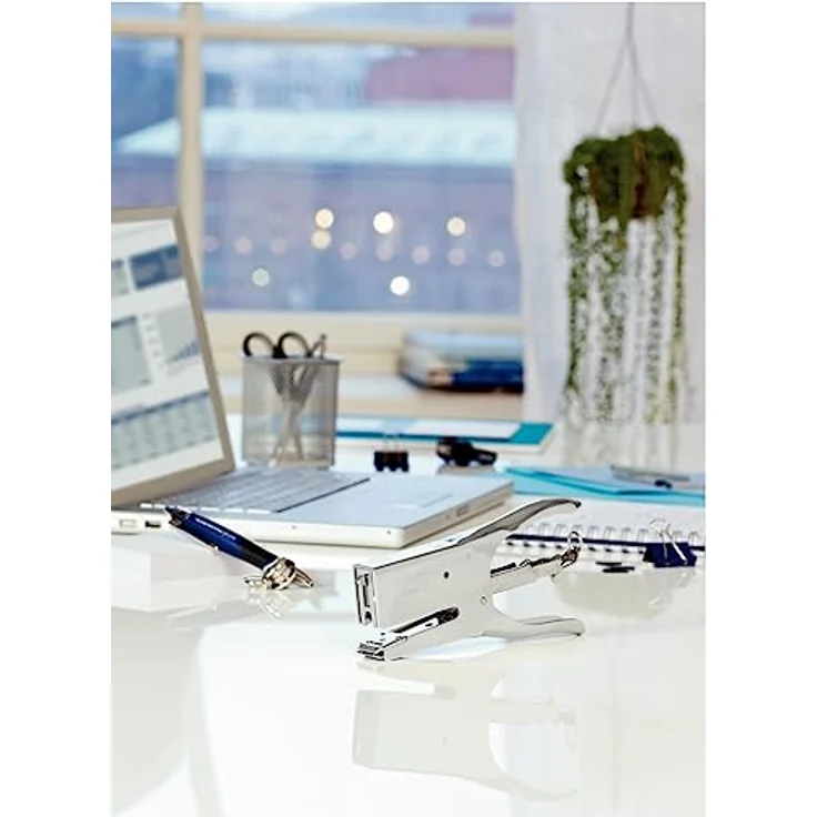 Rapid Heftzange Classic K1, Heftleistung: 50 Blatt, silber – Bild 4