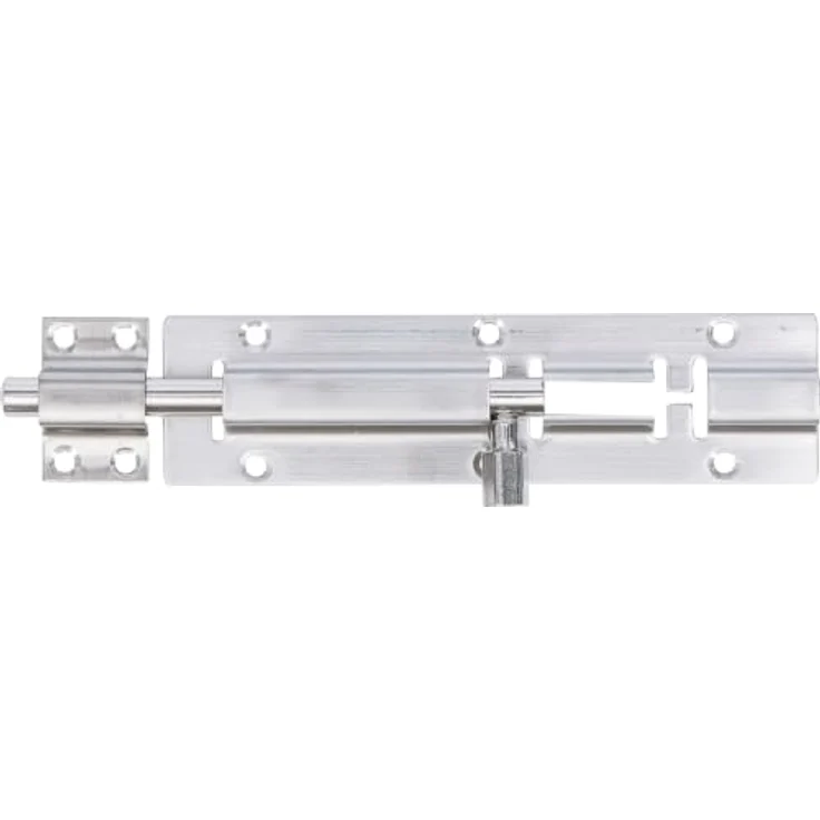 BGS Do it yourself Bolzenriegel aus Edelstahl, 150 mm mit versenkbaren Schraubenlöchern und seitlicher Verriegelung – Bild 3