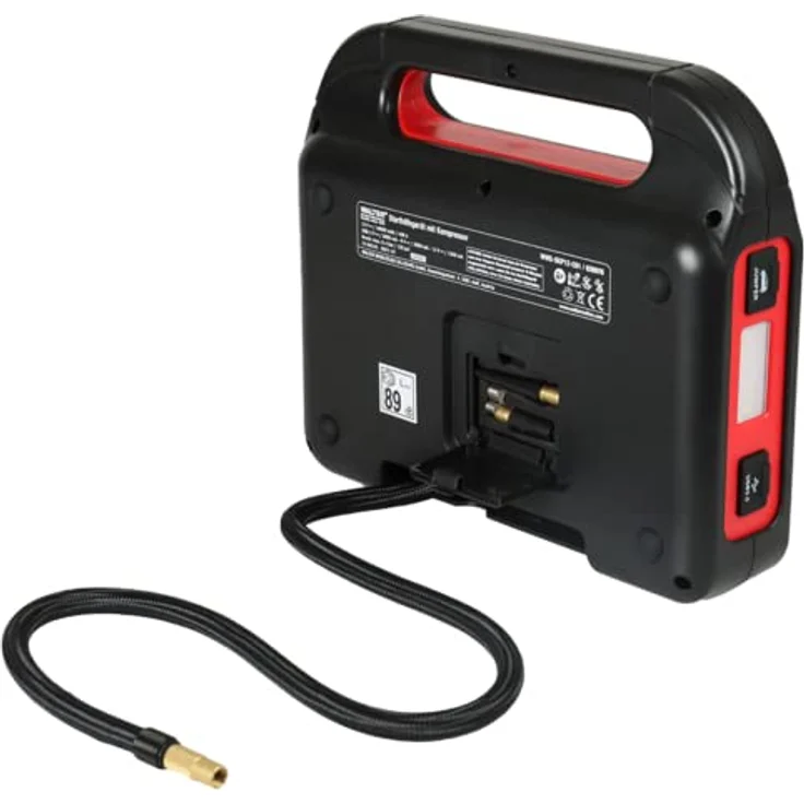 WALTER WWS-SKP12-C01, 12V Li-Ion Starthilfegerät mit Kompressor, 800A Starthilfe, inkl. USB 3.0 & USB-C Anschlüsse, LED-Leuchte mit 3 Modi – Bild 3