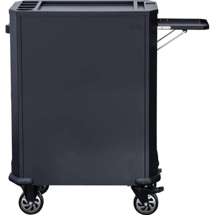 BGS TECHNIC Werkstattwagen 8 Schubladen leer, stabile Stahlblechkonstruktion mit pulverbeschichtetem Korpus, abschließbar, hohe Belastbarkeit bis 25 kg pro Schublade, blau – Bild 6