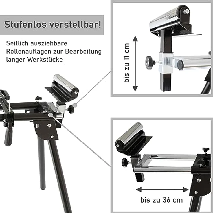 Maschinenuntergestell, ausziehbar, höhenverstellbar, Werkbank – Bild 3