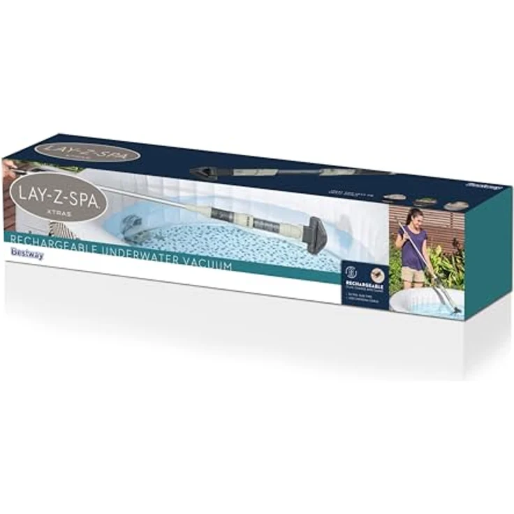 Bestway Lay-Z-Spa Wiederaufladbarer Unterwasser-Poolsauger – Bild 5