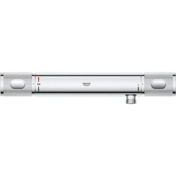 Grohe Grohtherm 1000 Performance Thermostat-Brausebatterie, CoolTouch Sicherheitsgehäuse, ergonomischer Metallgriff, Chrom – Bild 2