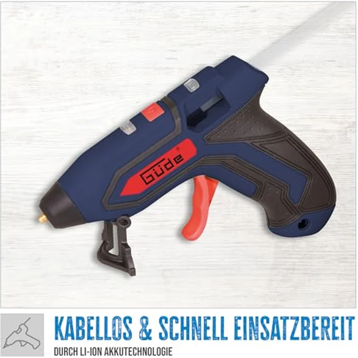 Güde 58499 7140.7-3.7 AKKU-HEISSKLEBEPISTOLE 7140-3.7, Blau, Schwarz – Bild 2