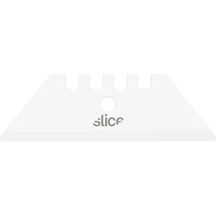 SLICE Cuttermesser Slice 10524, Keramische Ersatzklingen abgerundet, 2er Set mit finger-friendly® Sicherheitsfeature