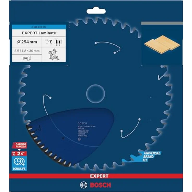 Bosch EXPERT Laminate Kreissägeblatt, 254 mm, für Kapp- und Gehrungssägen, robust dank Carbide Technology – Bild 2