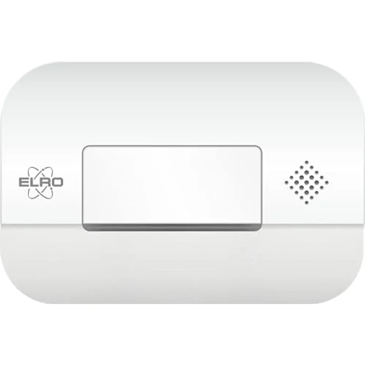 ELRO FC2702 Kohlenmonoxid Melder, 10-Jahres Sensor nach EN50291, mit Prüftaste und Batterie Warnanzeige, Weiß, Einzelpaket – Bild 1
