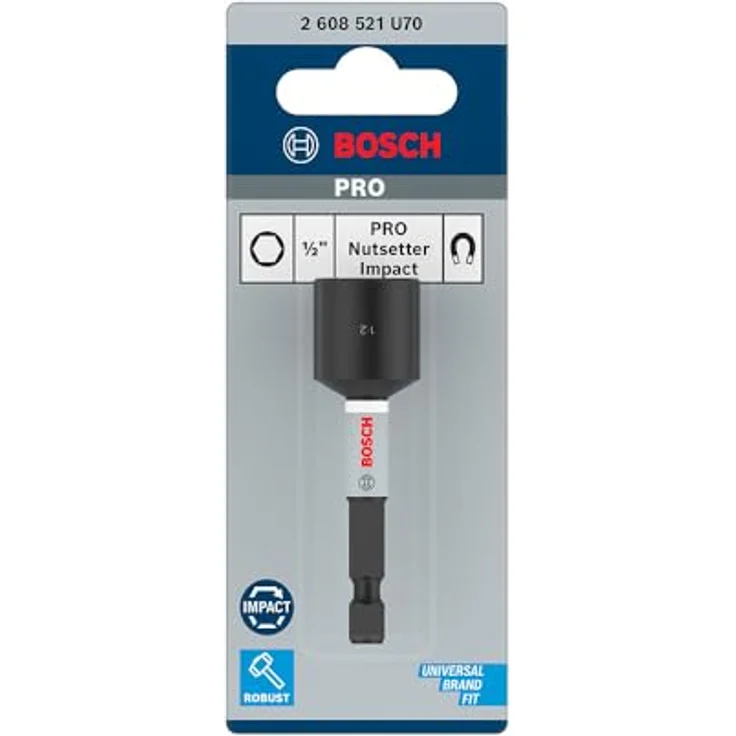Bosch PRO Nutsetter Impact, 144 x 66 mm, Schlagfester 1/4-Zoll-Sechskantschaft, Professional Zubehör für Schraubendreher – Bild 3