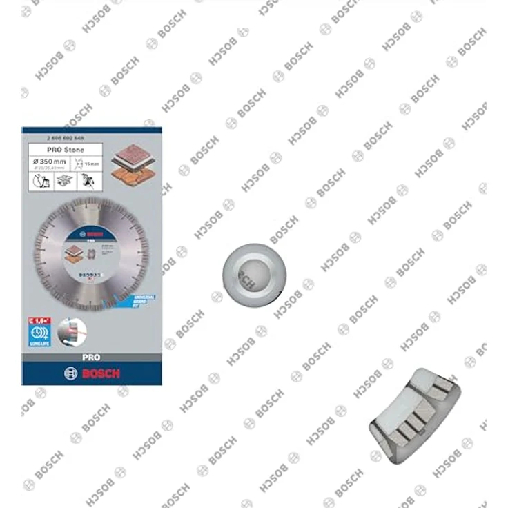 Bosch Professional Diamanttrennscheibe (für extrem hartes Gestein, Ø: 350 mm, Zubehör für Tisch- und Benzinmotorsägen) – Bild 2
