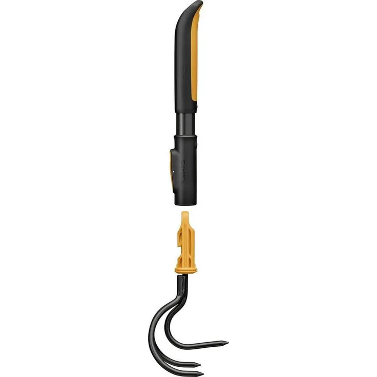 Fiskars Grubber 1080720, Kleingrubber mit 90 mm Arbeitsbreite und OneClick Handgriff für präzise Gartenpflege