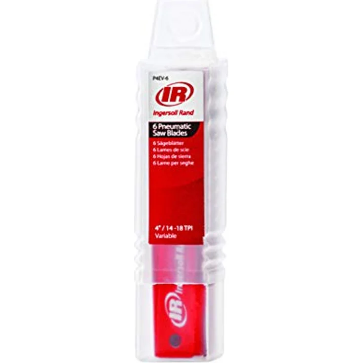 Ingersoll Rand Satz P4EV-6 mit 6 variablen Sägeblätter für Druckluft Säge, Sägeblätter Ersatzteil und Zubehör für Stichsäge und Säbelsäge Werkzeuge (14-18 Zähne pro cm) – Bild 2