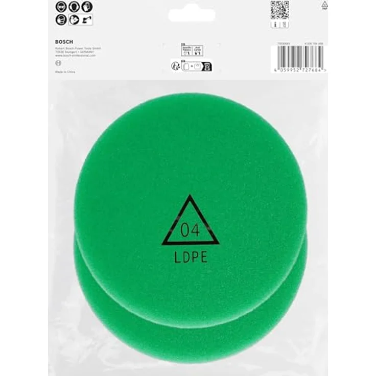 Bosch Polierschwamm 125 mm, 2er Pack für Metalloberflächen, geschnitten – Bild 4