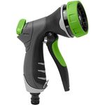 Dehner Multifunktions-Brause, zur Bewässerung, Kunststoff/Aluminium, grau/grün