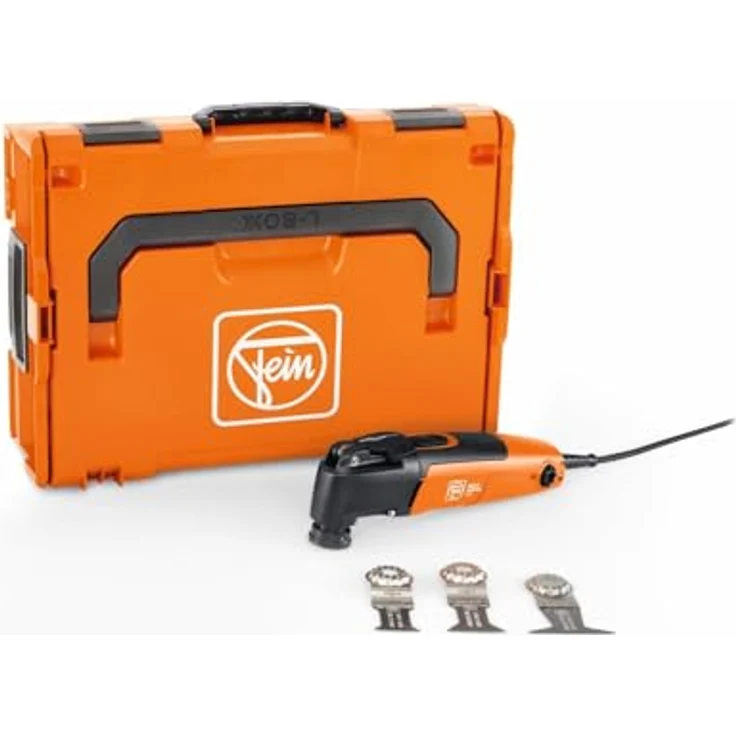 Fein MM 300 PLUS Start 72297264000, Multifunktionswerkzeug mit 250 W, inkl. 4-teiligem Koffer, stufenlose Drehzahlregelung und Metall-Getriebe – Bild 1