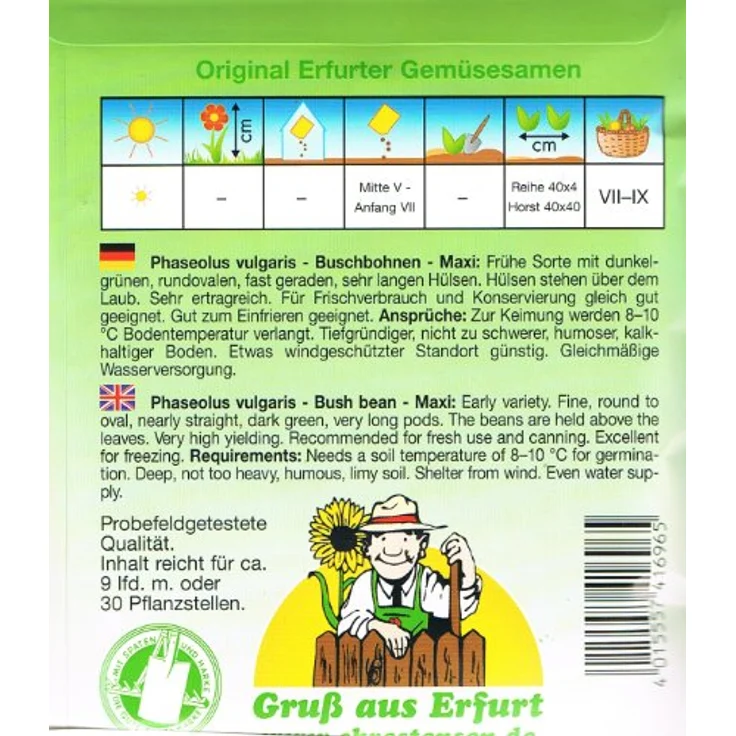 N.L. Chrestensen Buschbohnen, Maxi, GS – Bild 3
