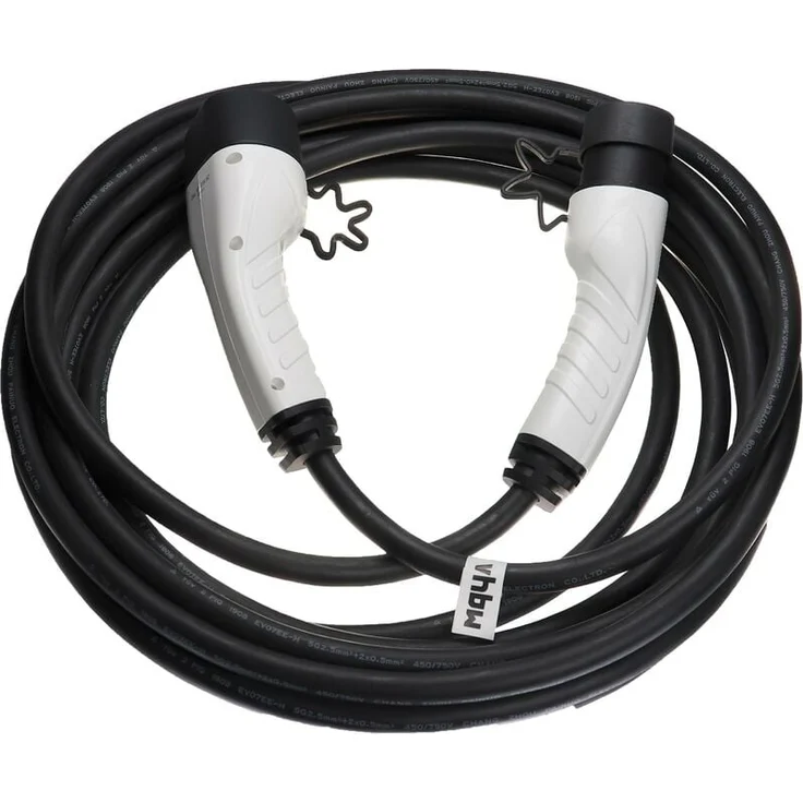 VHBW Ladekabel Typ 2 zu Typ 2, 3-phasig, 16 A, 11 kW, 10 m für Alfa Romeo Tonale Elektroauto