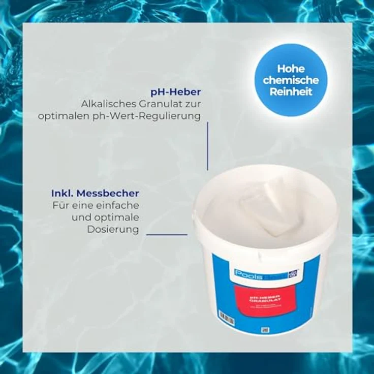 5 kg - PoolsBest® pH-Heber Granulat – Bild 3