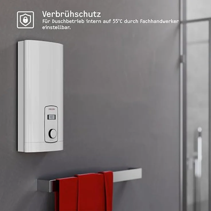 STIEBEL ELTRON DHB-E 27 LCD, elektronisch geregelter Durchlauferhitzer, druckfest, mit LC-Display und gradgenauer Wunschtemperatur – Bild 3