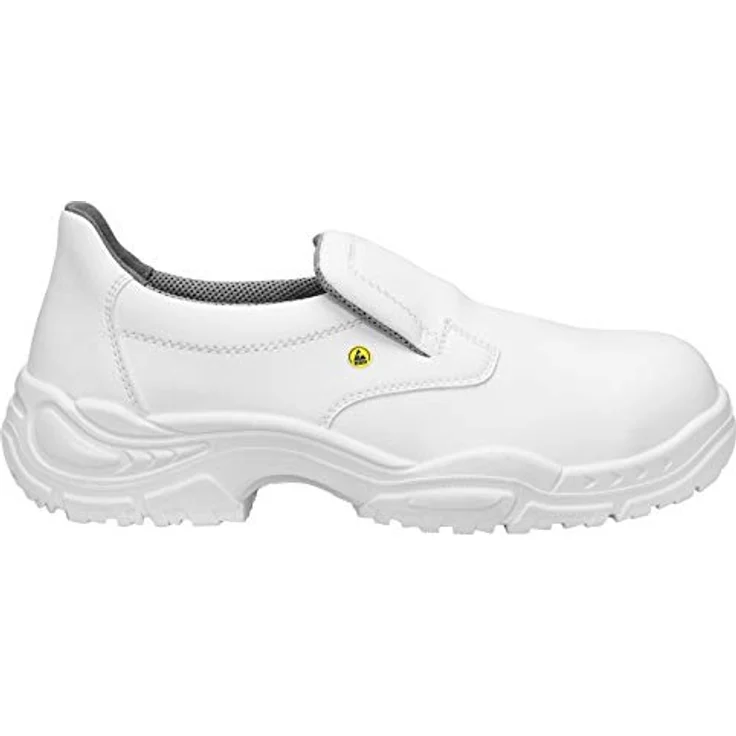 ELTEN WHITE Slipper Low ESD S2 Sicherheitsschuh, hydrophobierte Mikrofaser, atmungsaktives Textilfutter, MONO-PU Sohle SAFETY-GRIP, grau – Bild 8