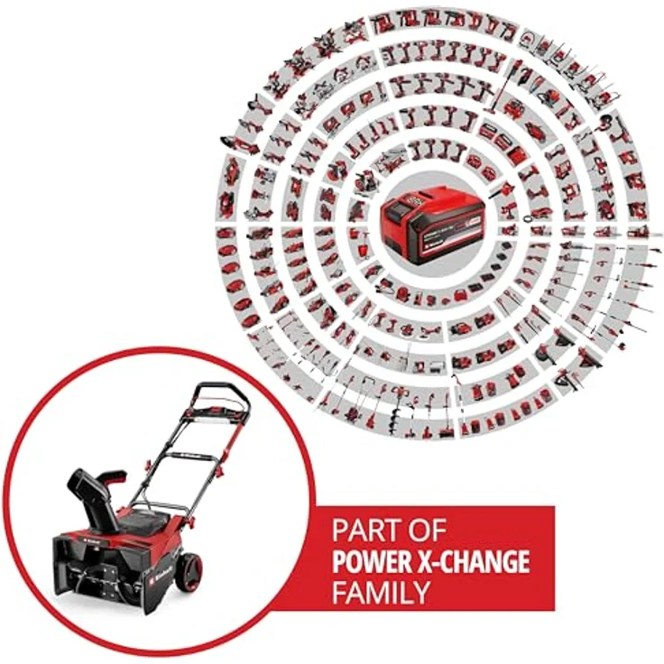 Einhell Akku-Schneefräse GP-ST 36/53 Li E BL-Solo, 53 cm Arbeitsbreite, Brushless Motor, ohne Akku und Ladegerät – Bild 2