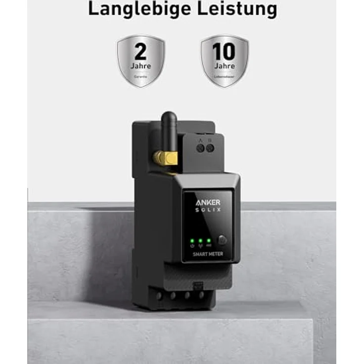 Anker SOLIX Smartmeter Energiekosten-Messgerät, Bluetooth®-Schnittstelle zur Echtzeit-Stromverbrauchsüberwachung, langlebig und strapazierfähig – Bild 5