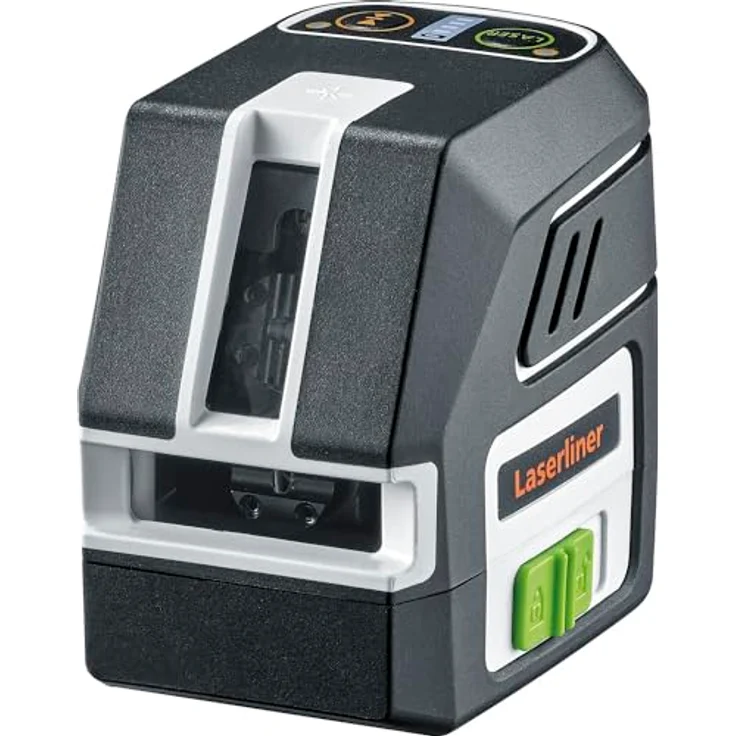 LASERLINER Kreuzlinien-Laser PocketCross-Laser 2G, Set mit grünem Laserkreuz, Lasersichtbrille und Magnet-Halterung – Bild 1