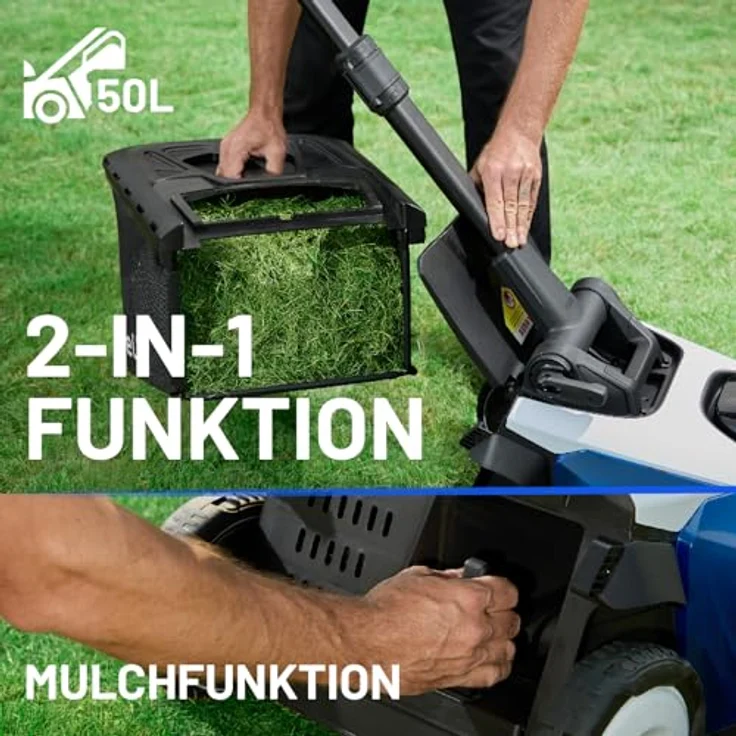 Litheli Akku-Rasenmäher EasySurge 2 x 20 V inkl. 2 Akkus 4.0 Ah – Bild 8