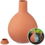 Relaxdays Olla 7,5 l Ton wurzelnahe Bewässerung Hochbeet & Gewächshaus terrakotta