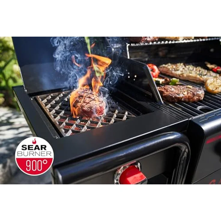 Gas2Coal 2.0 330 Special Edition 3+1-Brenner Hybridgrill, Patentierte Holzkohleschale, 900 °C Sear-Brenner & extra Grillplatte – Bild 4
