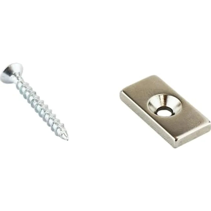 WIR elektronik Magnet-Set für Schließbleche, bestehend aus Gegenmagnet, Schraube & Klebepad für eSCHLOSS und mSCHLOSS