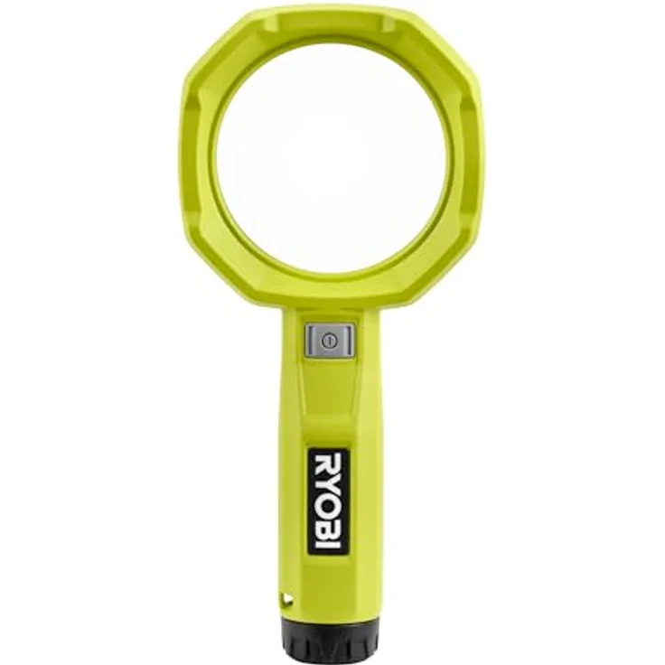 Ryobi RML4-0, 4 V USB-Lithium Akku-Lupenleuchte mit 2 Intensitäten (60/200 Lumen), 3-fache Vergrößerung, ohne Akku und Ladegerät – Bild 1