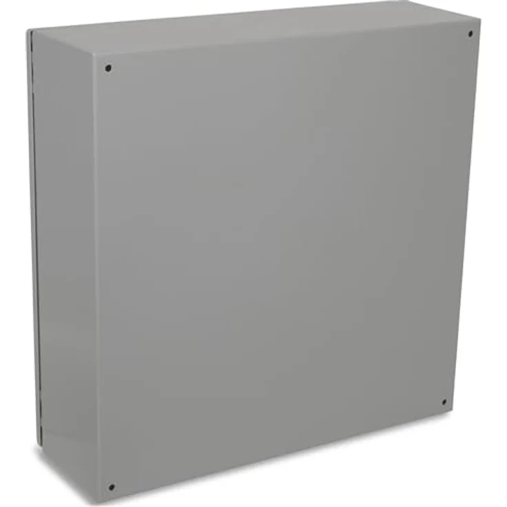 BOXEXPERT Verteilerkasten Treva, IP66 wasserdichtes Stahlblechgehäuse 600x600x200mm, grau, IK10 schlagfest, wetterfest für Outdoor-Installationen – Bild 4