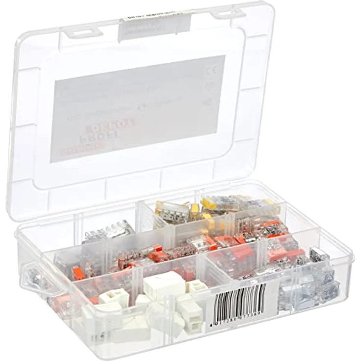 Profi Depot Steckklemmen-Box Kompakt, 150 Stück, 1 mm² - 2,5 mm², platzsparende Verbindungstechnik ohne Werkzeug – Bild 1