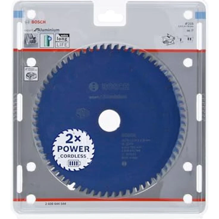 Bosch Professional Kreissägeblatt Expert for Aluminium (Aluminium, 216 x 30 x 2 mm, 66 Zähne, Zubehör Akku Kreissäge) – Bild 4