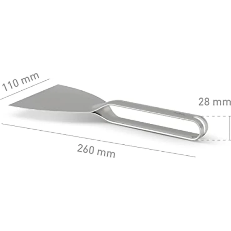 höfats Grillspachtel aus 100% Edelstahl, spülmaschinenfest, für Zerteilen, Verrühren und Reinigen – Bild 3