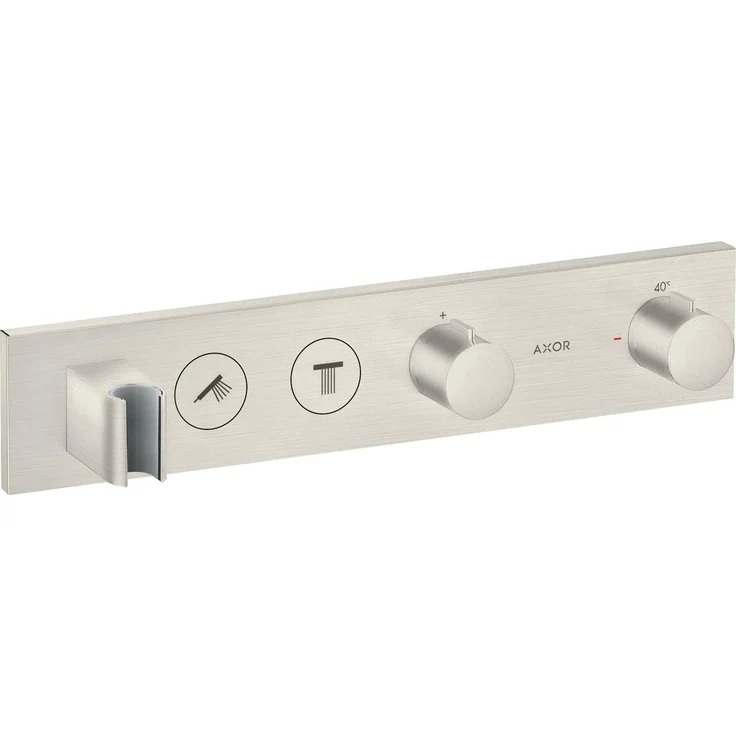 Axor ShowerSolutions Thermostatmodul Select 460/90, Unterputz, 2 Verbraucher, Fertigset mit Sicherheitsverriegelung, 26 l/min max. Durchfluss