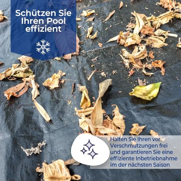 Gre CIPR551 - Winterabdeckung für Rundbecken von 550 cm im Durchmesser, Farbe schwarz - Preisvergleich – Bild 4
